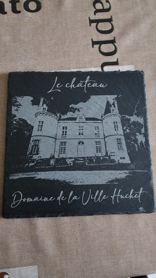 Ardoise gravée 20x20cm