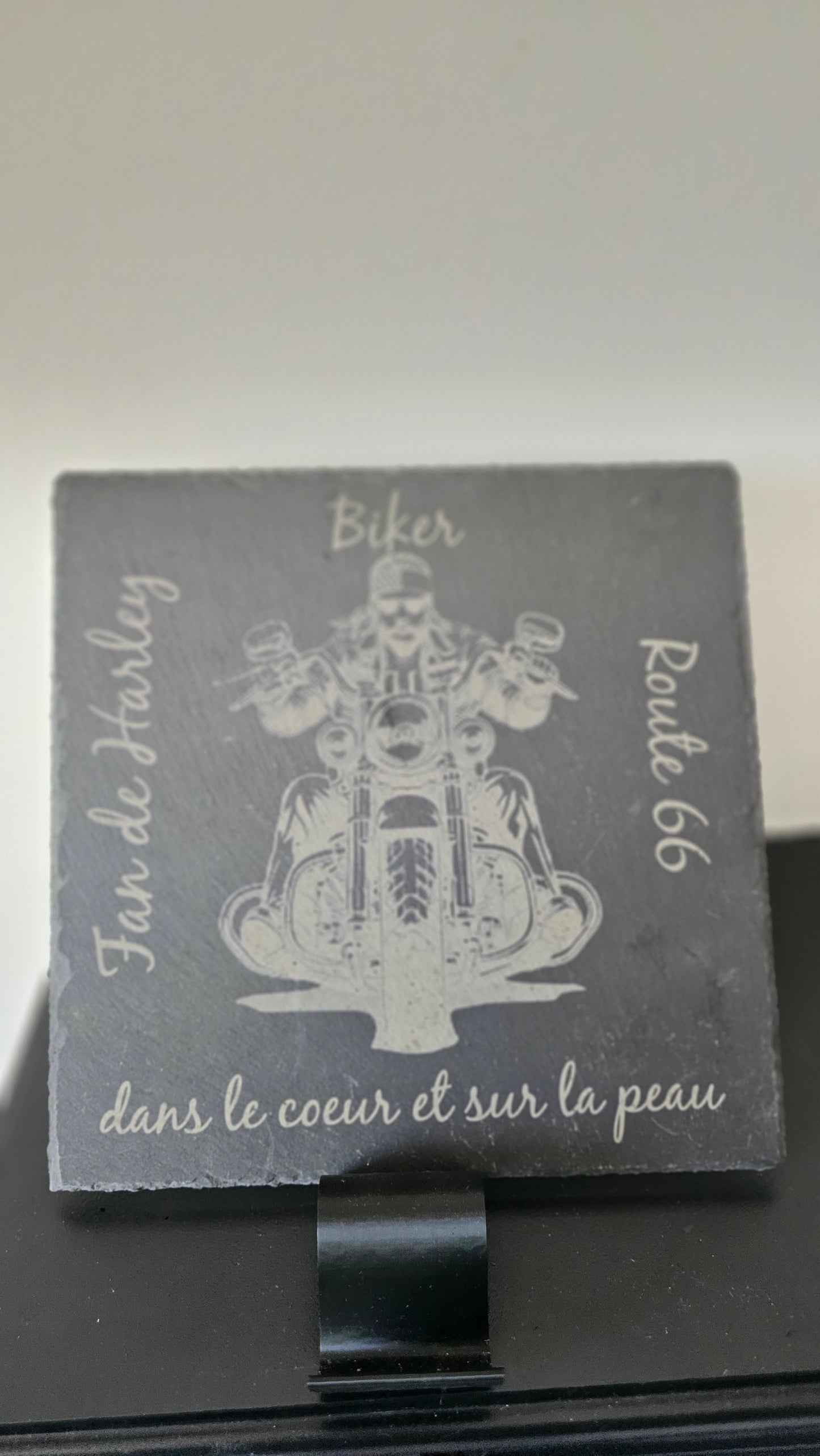 Ardoise gravée 25x25cm