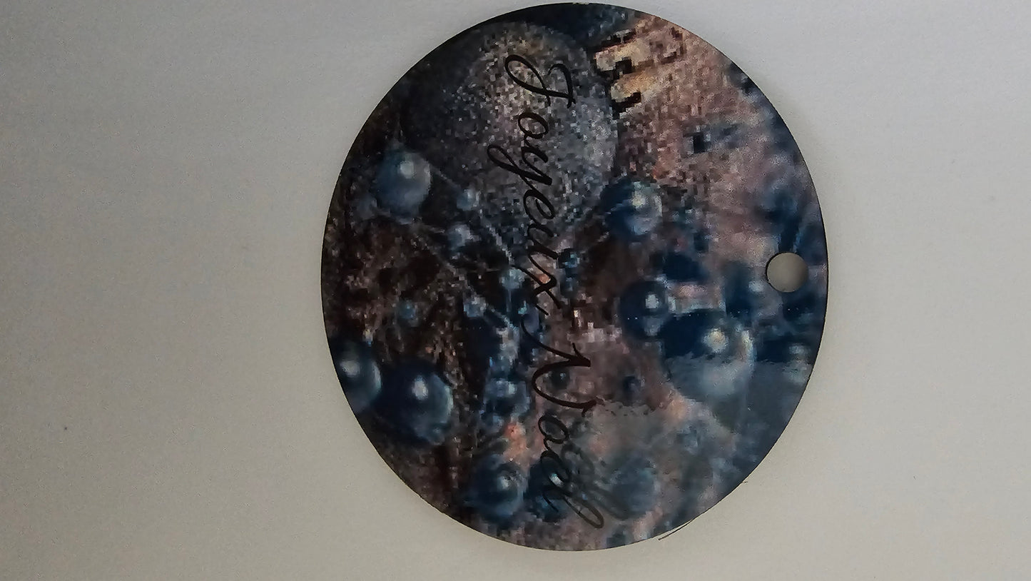 Boules de Noël acrylique recto/verso