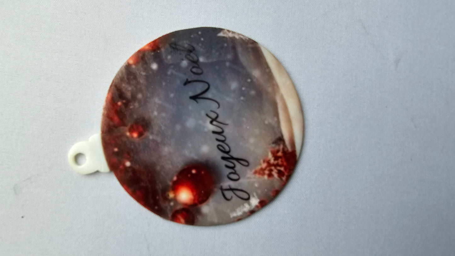 Boules de Noël acrylique