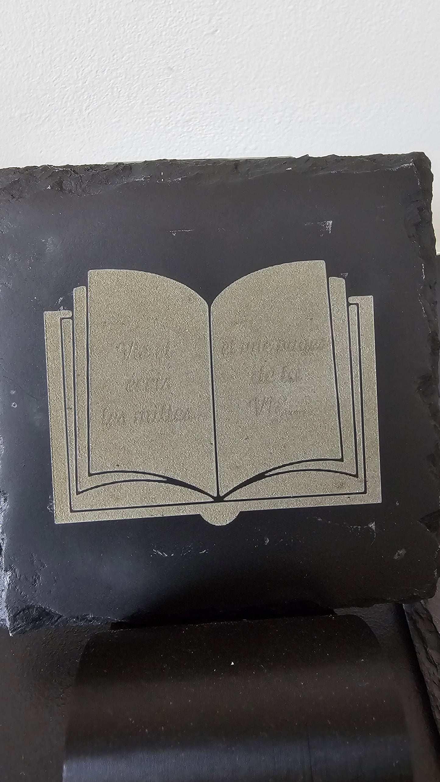 Ardoise gravée 10x10cm