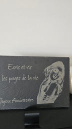 Ardoise gravée 20x30cm