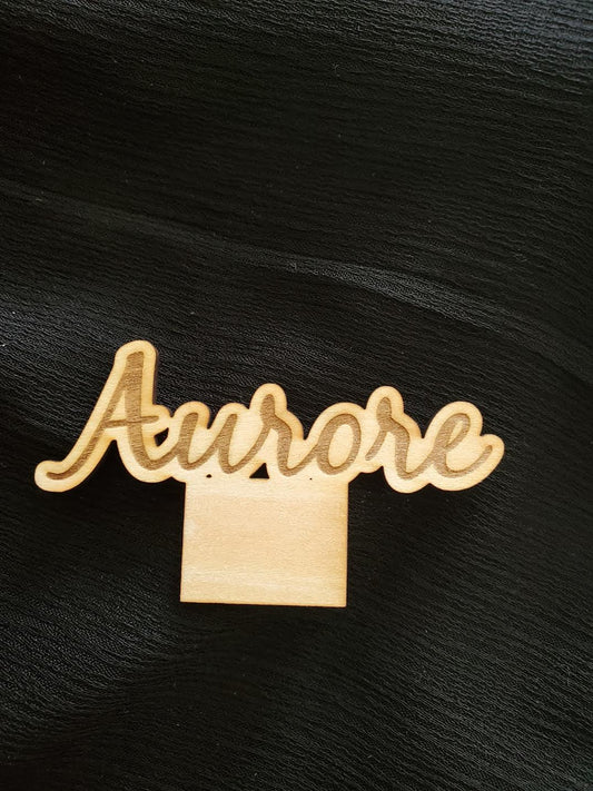 Prénom en bois